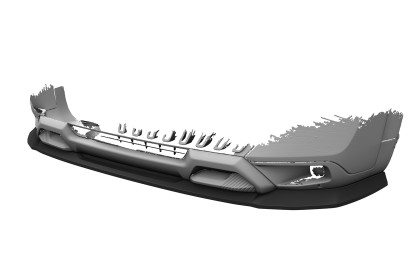 Cup-Spoilerlippe mit ABE für Citroen C3 Aircross 2 CSL859-M