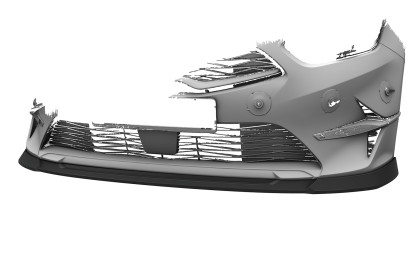 Cup-Spoilerlippe mit ABE für Kia Ceed (CD) CSL883-G