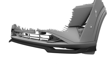 Cup-Spoilerlippe mit ABE für Nissan Qashqai (J12) CSL866-S