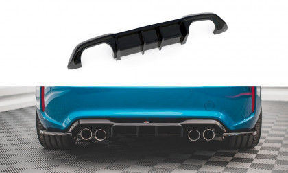 Difuzor zadního nárazníku BMW M2 F87 černý lesklý plast
