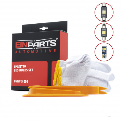 EPLSET10 Sada LED žárovek do interiéru BMW 5 E60 (2003-2010)