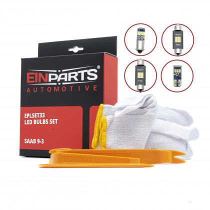 EPLSET33  ZESTAW ŻARÓWEK LED DO SAAB 9-3