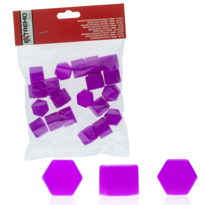 EPTUNING046 Krytky na šrouby 19 MM - Fialové (Silikonové)