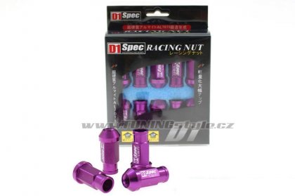 Kolové matice (štefty) D1Spec replica M12x1.5 purple