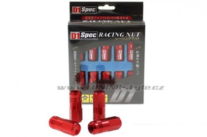Kolové matice (štefty) D1SPEC Replika EW M12x1.25 Red