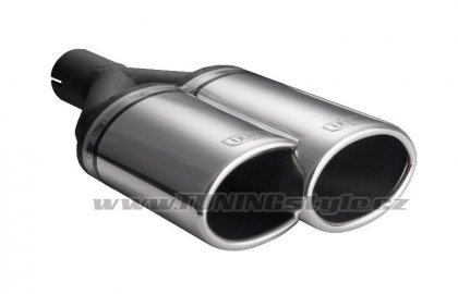 Koncovka výfuku dvojitá levá ULTER SPORT 220x80mm