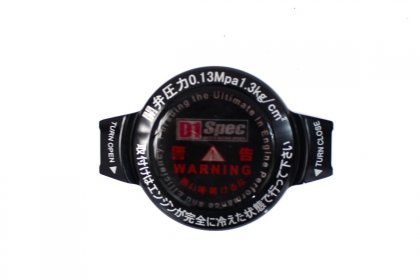 Korek wlewu chłodnicy D1Spec 28mm Black 1.3Bar