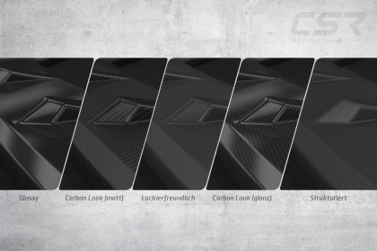 Křídlo, spoiler zadní CSR pro Mercedes Benz CLS X218 AMG-Line - černý matný