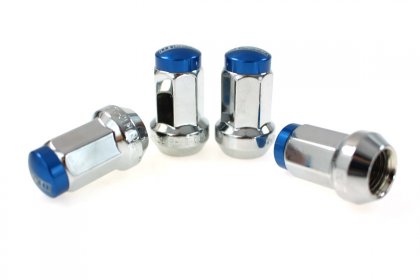 Kute nakrętki D1Spec Stal 12x1.5 Silver/Blue