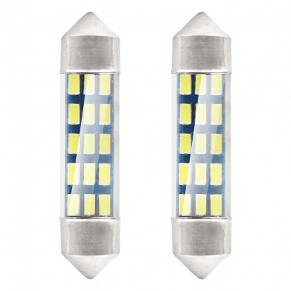 LED STANDARD 3014 15SMD Festoon C5W C10W C3W 39mm White 12V