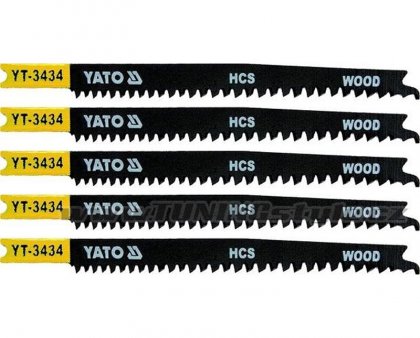 List pilový do přímočaré pily 108 mm na dřevo TPI12-8 5 ks