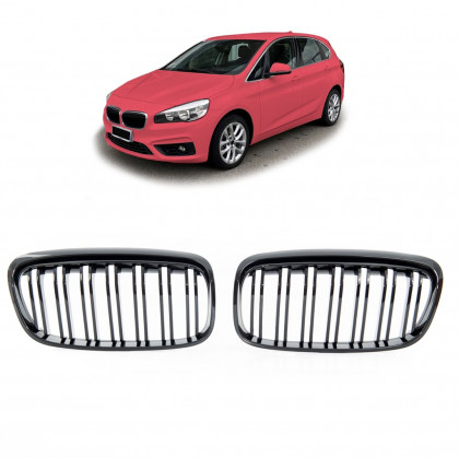 Maska - ledvinky BMW 2 (F45) Active Tourer 2014-2018 M style - černé lesklé