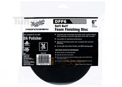 Meguiar's Soft Buff Foam Finishing Disc 6&quot; - finišovací a voskovací kotouč pro DA leštičku