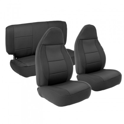 Neoprene seat covers Black Sides/Black Center Smittybilt