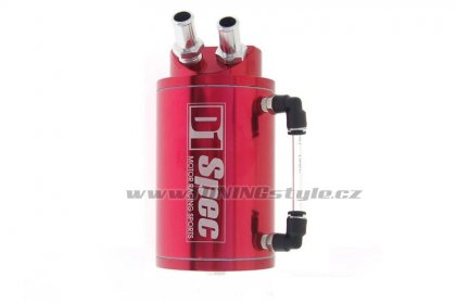 OIL CATCH TANK D1 SPEC 15mm RED
