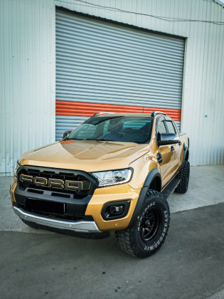 Plastové lemy blatníků pro FORD Ranger T8 2019-2022 (Slim) s TÜV