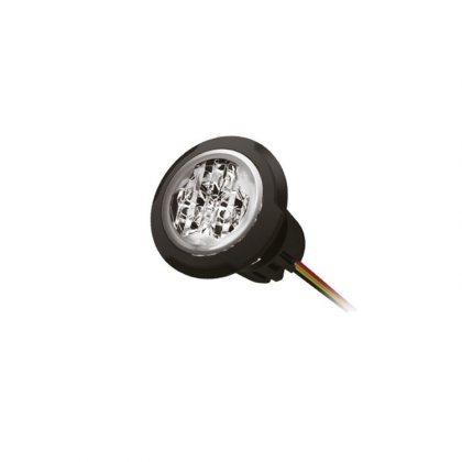 Poziční výstražné světlo, 3 LED,  12-24V, bílé F13-W
