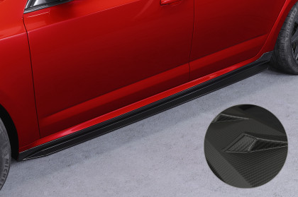 Prahové difuzory CSR pro Škoda Octavia 3 2012-2020  carbon look matný