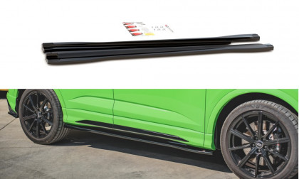 Prahové lišty Audi RSQ3 (F3) černý lesklý plast
