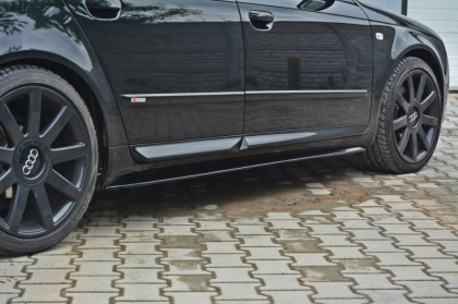 Prahové lišty Audi S4 B6 carbon look