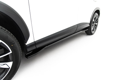 Prahové lišty MG HS Mk2 černý lesklý plast