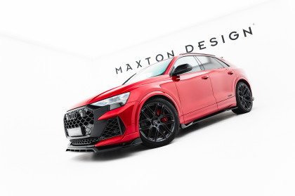 Prahové lišty Street pro Audi RSQ8 Mk1 Facelift černo červené