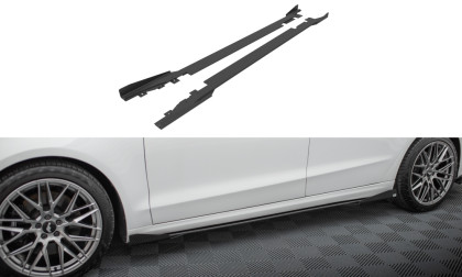 Prahové lišty Street pro + flaps Ford Mondeo Sport Mk5 Facelift / Fusion Sport Mk2 Facelift černo červené