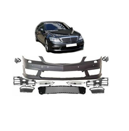Přední nárazník Mercedes-Benz S W221 + DRL 05-13 PDC AMG look