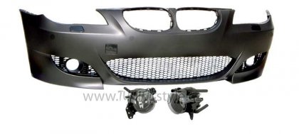 Přední nárazník + mlhovky BMW E60/E61 03-07 M5 look
