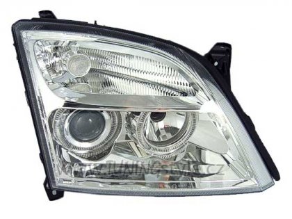 Přední světla angel eyes Opel Vectra C / Signum chromové