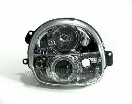 Přední světla angel eyes Renault Twingo chromové