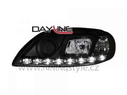 Přední světla devil eyes Citroen Saxo 00-04 černá