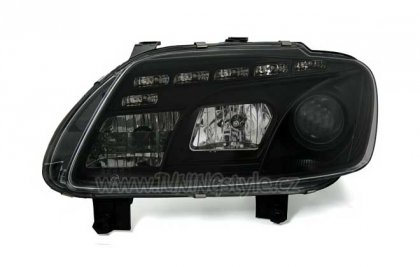 Přední světla Devil Eyes VW Touran 1T 03-06 černá