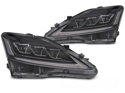Přední světla LED pro LEXUS IS 2006-2013 černá