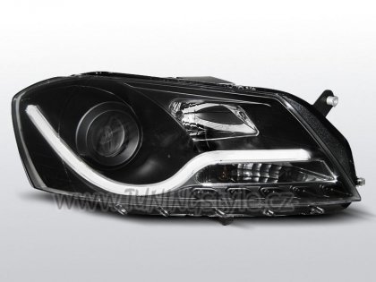 Přední světla LED TubeLights VW Passat 3C B7 10-14 černá