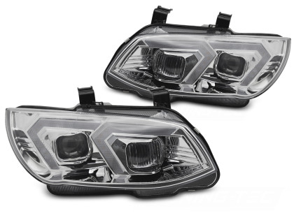 Přední světla s LED, pro BMW E92/E93 LCI 2010-2013 chrom xenon