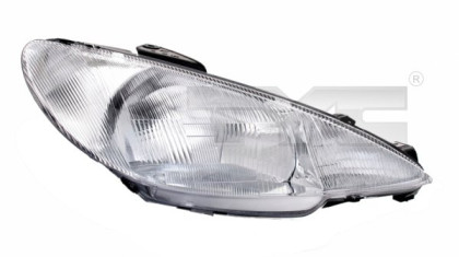 Přední světlo levé - PEUGEOT 206 98-03 H4