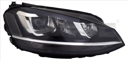 Přední světlo levé - VW GOLF VII 2012-2017 D3s chrom linka