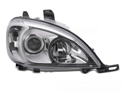 Přední světlo pravé pro Mercedes-Benz ML W163 2001-2005 chromové