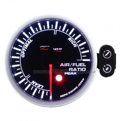 Přídavný budík DEPO PK 52mm - AFR - bohatost směsi