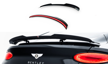 Prodloužení spoileru Bentley Continental GT Coupe Mk3 černý lesklý plast