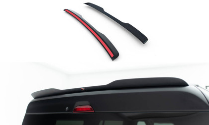 Prodloužení spoileru Ford Tourneo Courier Mk2 černý lesklý plast
