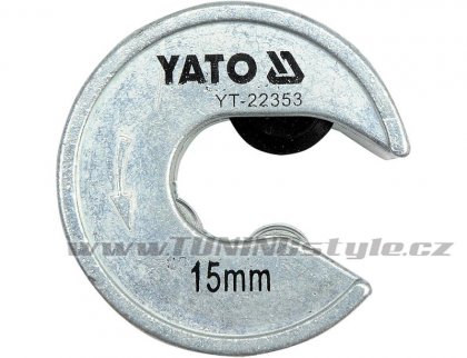 Řezač trubek 15 mm PVC, Al, Cu