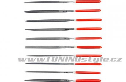 Sada pilníků jehlových 3 x 140 mm 10 ks
