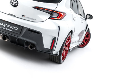Splittery zadní boční Street Pro + flaps Toyota GR Corolla Mk12 černé