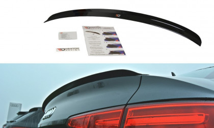 Spoiler Maxton Audi A4 B9 S-Line černý lesklý plast