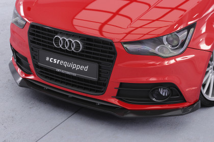 Spoiler pod přední nárazník CSR CUP pro Audi A1 (8X) S-Line 2010-2014 černá struktura