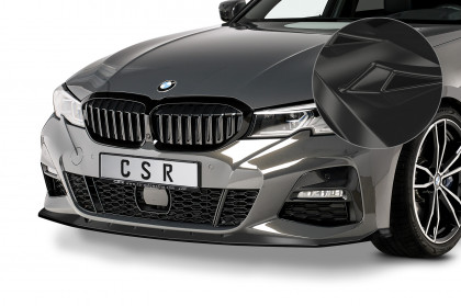Spoiler pod přední nárazník CSR CUP pro BMW 3 (G20 / G21) M-paket černý lesklý