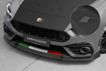 Spoiler pod přední nárazník CSR CUP pro Fiat Abarth 124 Spider - černá struktura