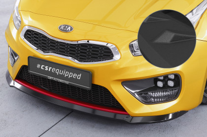 Spoiler pod přední nárazník CSR CUP pro Kia Ceed GT / Pro Ceed GT - černá struktura